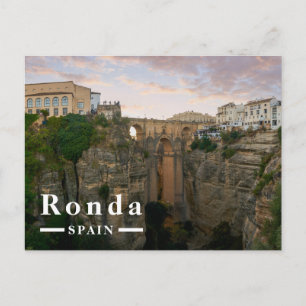 Historische Brücke in Ronda Andalusien Spanien Feiertagspostkarte