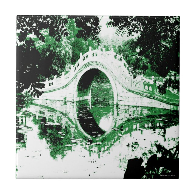 Historische Brücke Tile Fliese (Vorderseite)