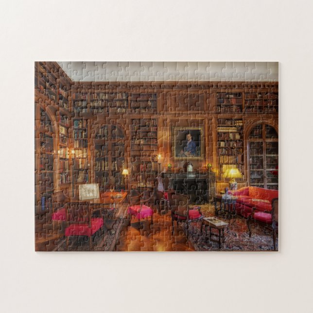 Historische Buchbibliothek Baltimore Maryland Puzzle (Horizontal)