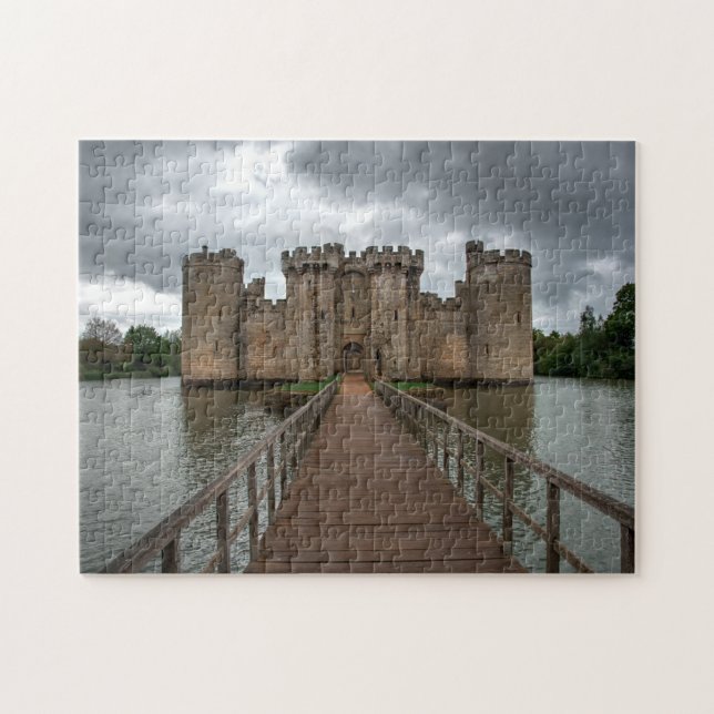 Historische Burg Burg Bodiam Burg Sussex Puzzle (Horizontal)