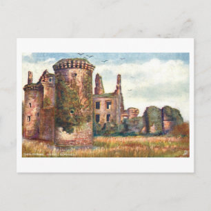 Historische Burg Caerlaverock in Dumfries, Schottl Postkarte