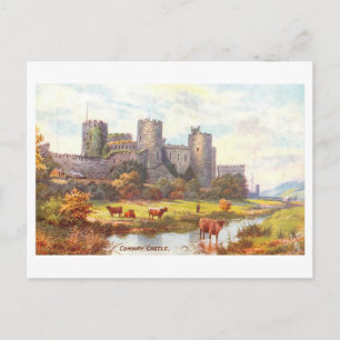 Historische Burg Conwy  Postkarte