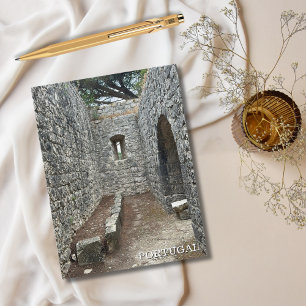 Historische Burg Portugal Fotografie Reise Feiertagspostkarte