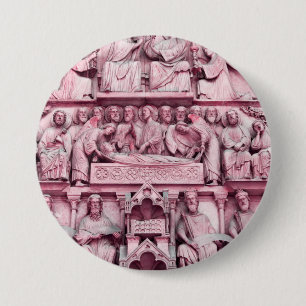 Historische, Christliche Skulpturen Notre Dame Par Button