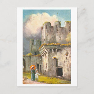 Historische Conwy-Burg in Wales Postkarte