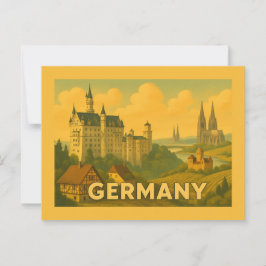 Historische deutsche Sehenswürdigkeiten Postkarte