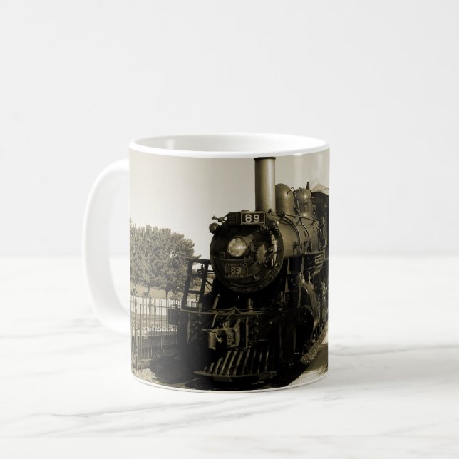 Historische Eisenbahn Kaffeetasse (Vorderseite Links)