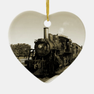 Historische Eisenbahn Keramikornament