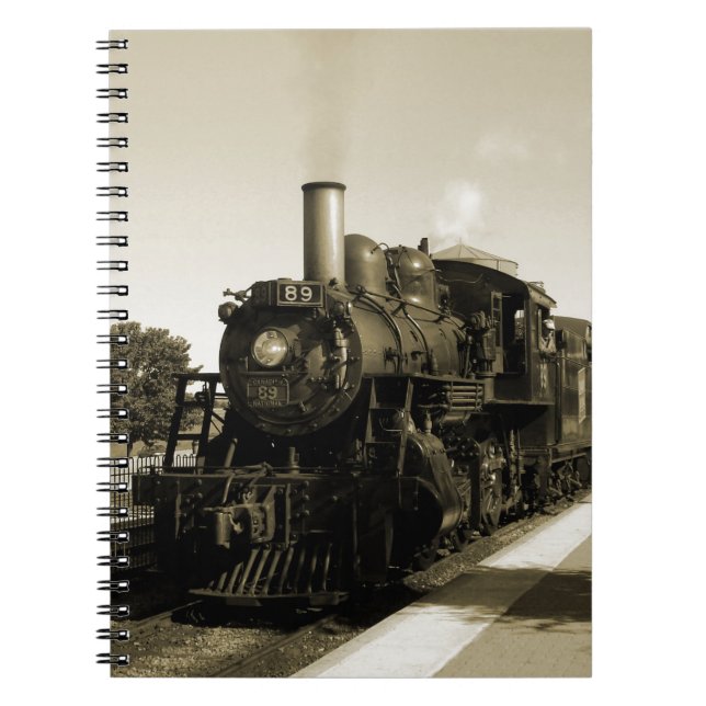 Historische Eisenbahn Notizblock (Vorderseite)