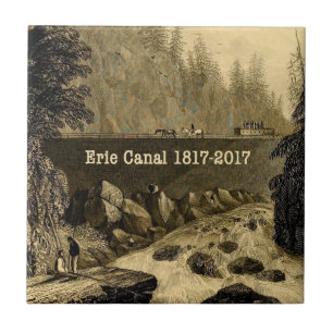Historische Erie-Kanal-Bicentennial-Jahre Fliese
