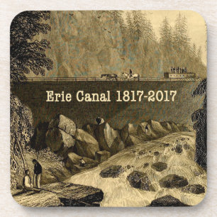 Historische Erie-Kanal-Bicentennial-Jahre Getränkeuntersetzer