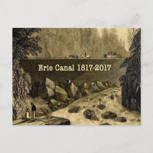 Historische Erie-Kanal-Bicentennial-Jahre Postkarte