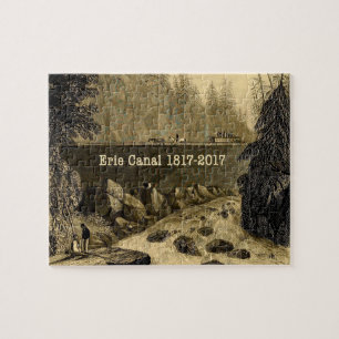 Historische Erie-Kanal-Bicentennial-Jahre Puzzle