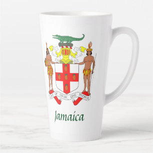 Historische Feier der Jamaikanischen Wappen Anthem Milchtasse