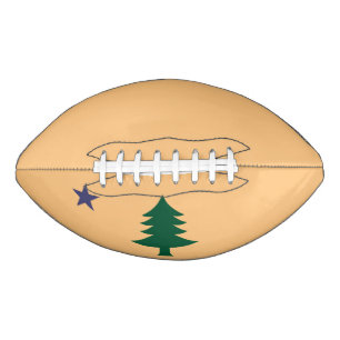 Historische Flagge Maine (1901-1909) Fußball Football