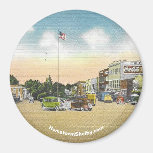 Historische Forest City Main Street Magnet