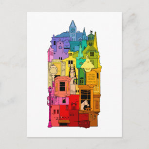 Historische Galena Illinois Rainbow Postkarte