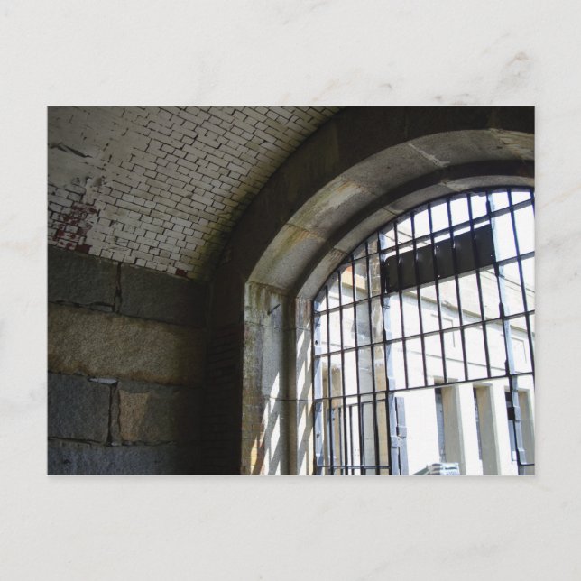 Historische Gefängniszelle Postkarte (Vorderseite)