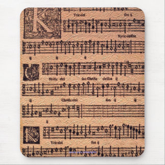 Historische Gregorianische Chant Sheet Music Mouse Mousepad