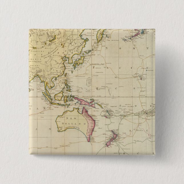 Historische Karte Button (Vorderseite)