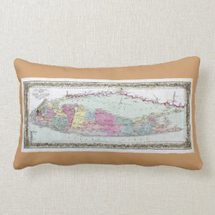 Historische Karte der Reisend-1855-1857 von Long Lendenkissen