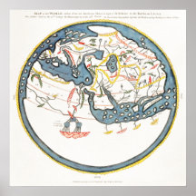 Historische Karte des Indischen Ozeans