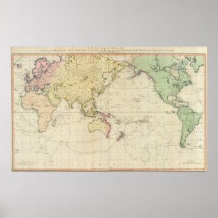 Historische Karte Poster