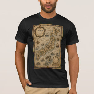 Historische Karte von Japan  T-Shirt