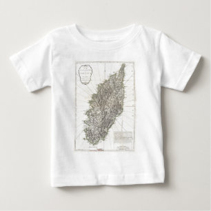 Historische Karte von Korsika (1794) Baby T-shirt