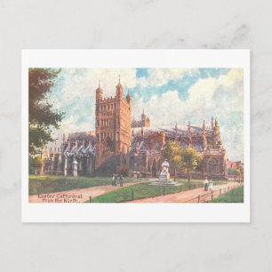 Historische Kathedrale von Exeter Postkarte