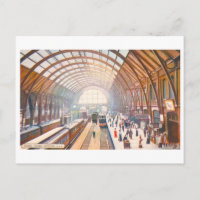 Historische King's Cross Station in London, Englan