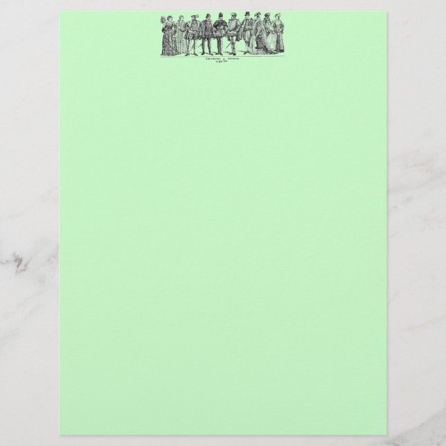 Historische Kostüme Letterhead (Vorderseite)