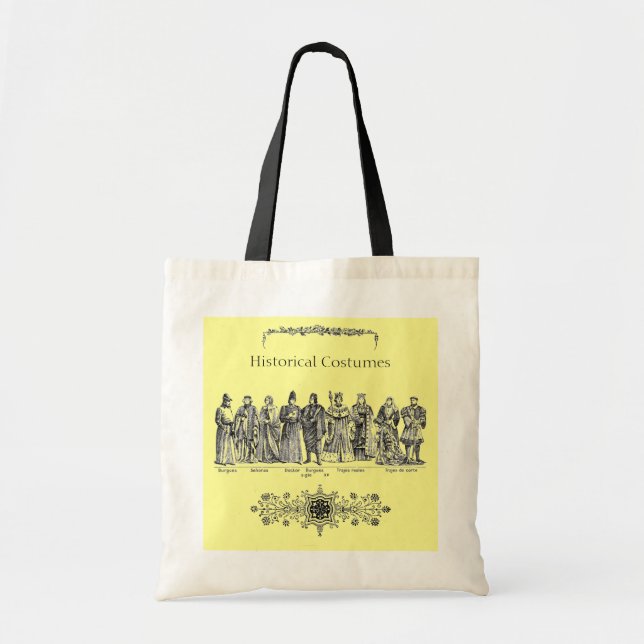 Historische Kostüme Tote Tasche (Vorne)