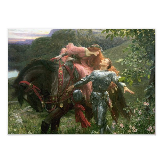 Historische Kunst "La Belle Dame Sans Merci" Fotodruck (Vorne)
