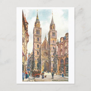 Historische Laurentiuskirche in Nürnberg Postkarte