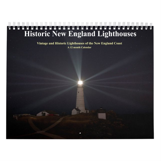Historische Leuchttürme in New England Kalender (Titelbild)