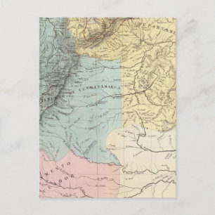 Historische Militärpläne Venezuelas Postkarte