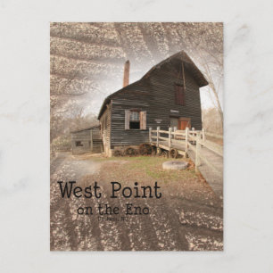 Historische Mühle am Westpunkt des Eno Postkarte
