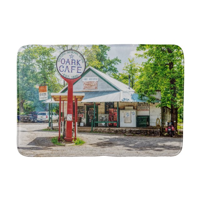 Historische Oark General Store Badematte (Vorderseite)