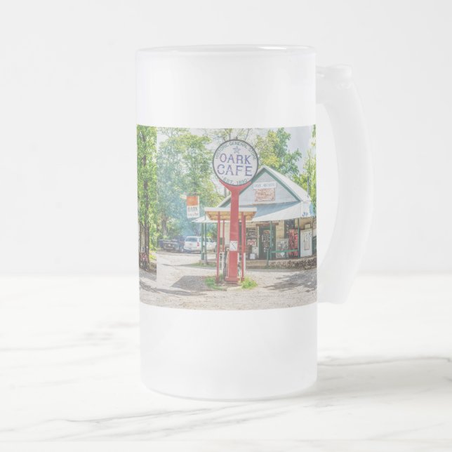 Historische Oark General Store Mattierte Tasse (VorderseiteRechts)
