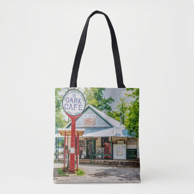 Historische Oark General Store Tote Tasche (Vorderseite)