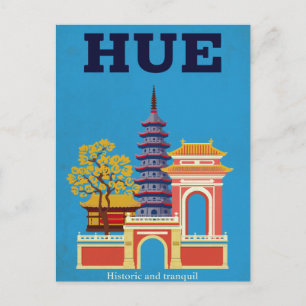 Historische Pagode Hue Vietnam Postkarte