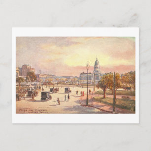 Historische Plaza del Congreso, Buenos Aires Postkarte