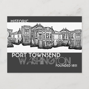 Historische Port Townsend Washington Postcard Postkarte