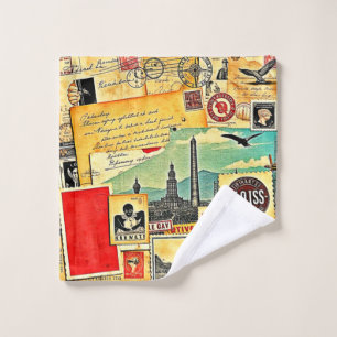 Historische Postreise Badhandtuch Set