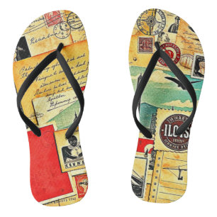 Historische Postreise Flip Flops