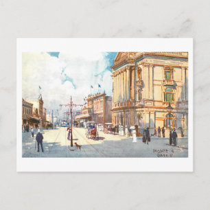 Historische Queen Street, Brisbane, Australien Postkarte
