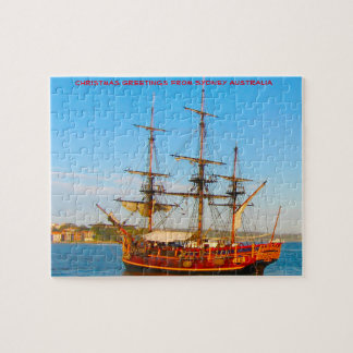 Historische Replik Segelschiff Sydney Puzzle
