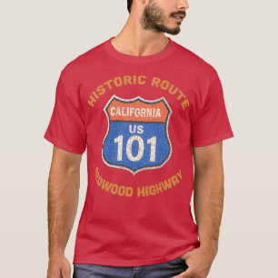 Historische Route 101 Redwood Highway Gate the two T-Shirt