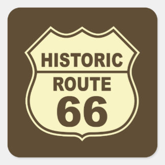 Historische Route 66 Aufkleber